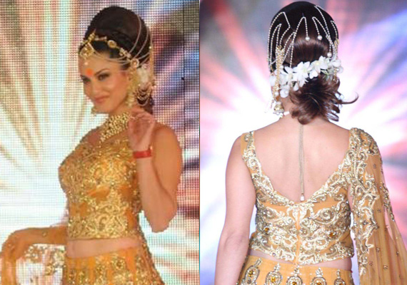 Sunny sets the stage on fire in a bridal Avatar